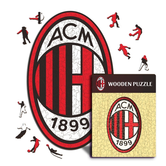 AC Milan® Logo - Rompecabezas de Madera