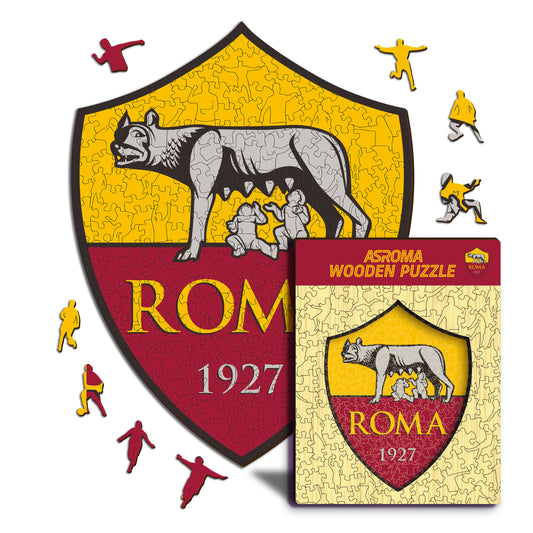 AS Roma® Logo - Rompecabezas de Madera