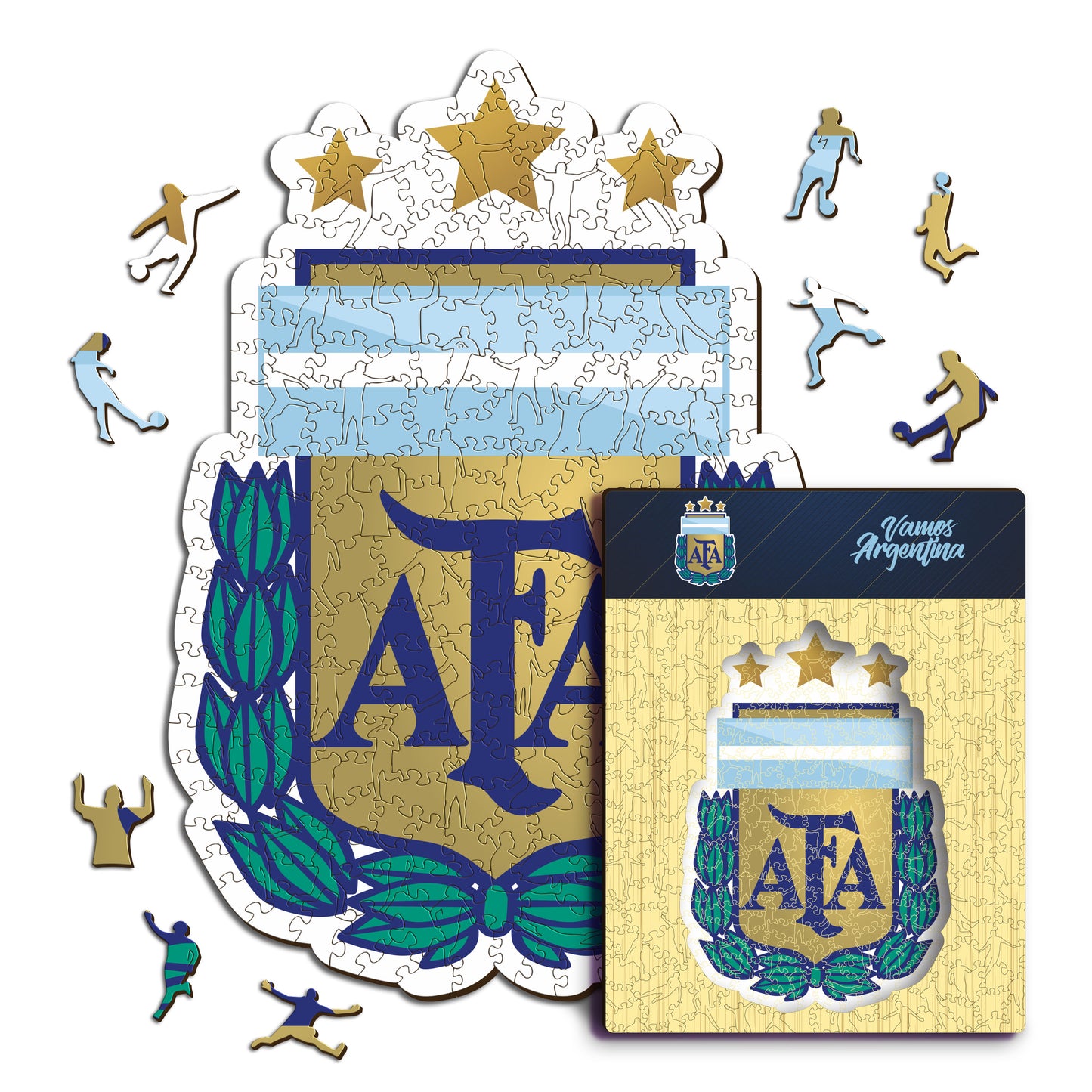 Selección Argentina® Logo - Rompecabezas de Madera