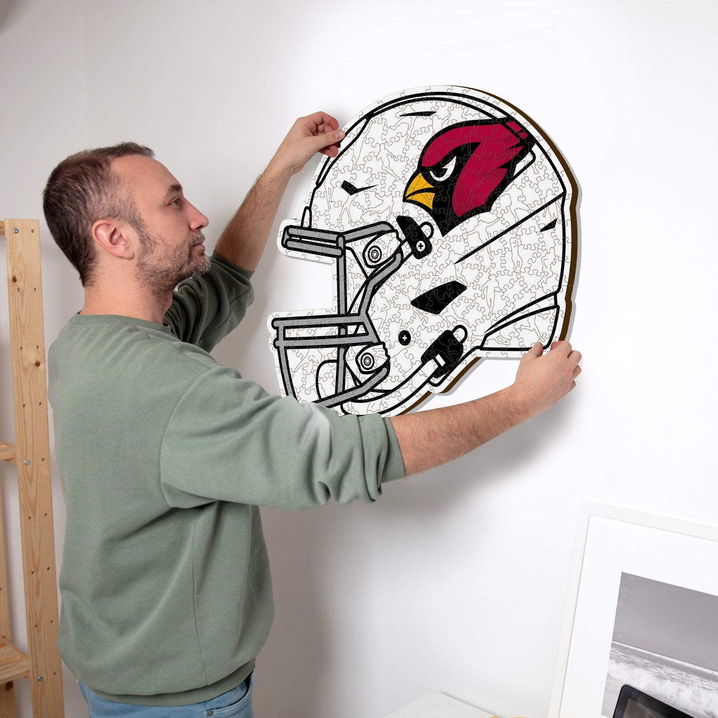 Arizona Cardinals™ Casco - Rompecabezas de Madera