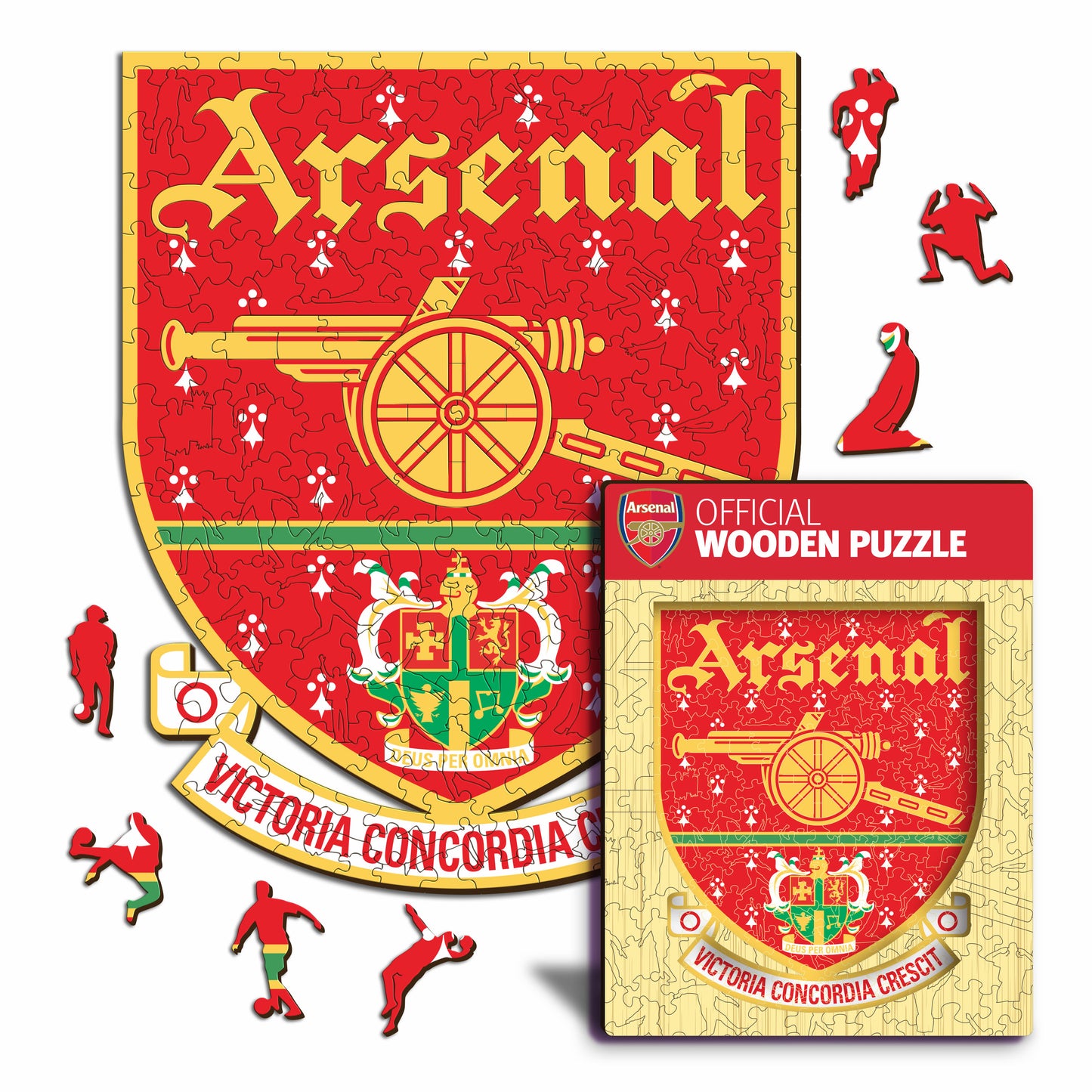 Arsenal FC® Retro Logo - Rompecabezas de Madera