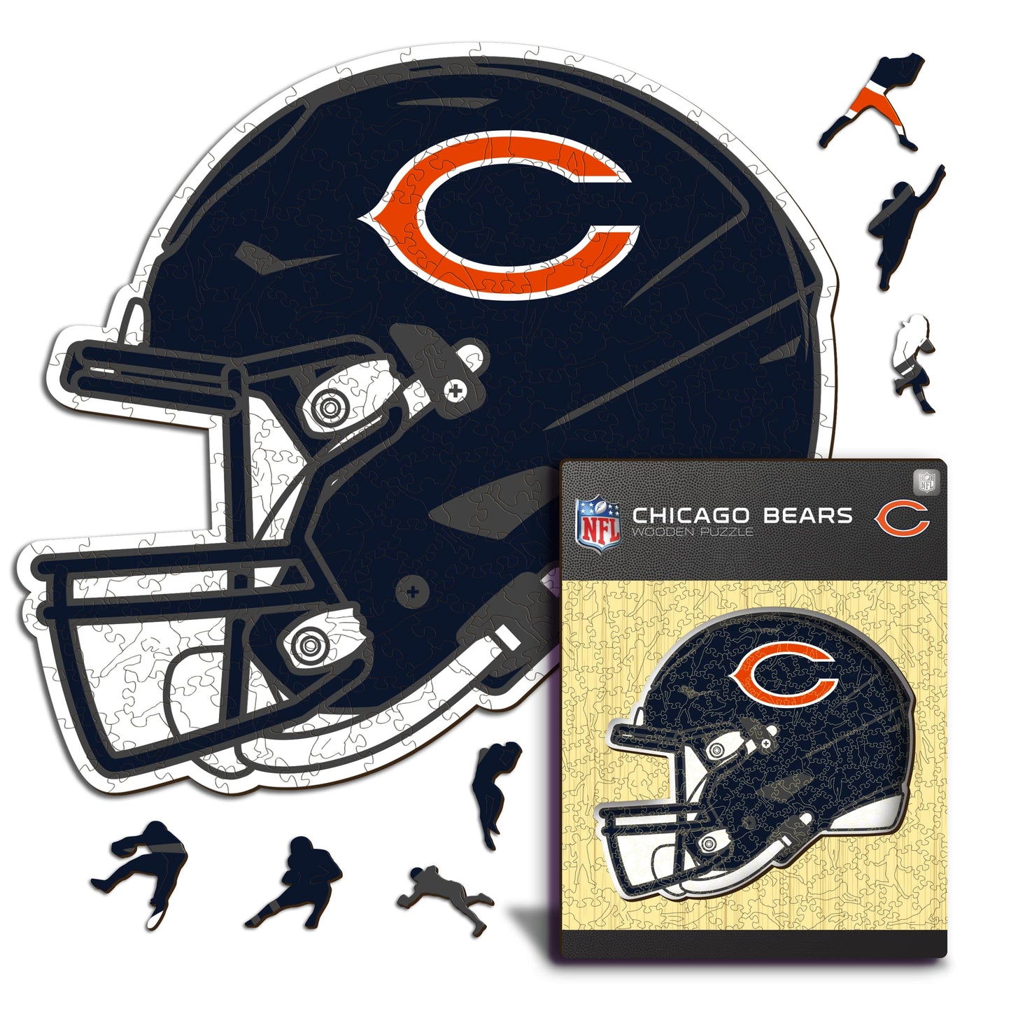 Chicago Bears™ Casco - Rompecabezas de Madera