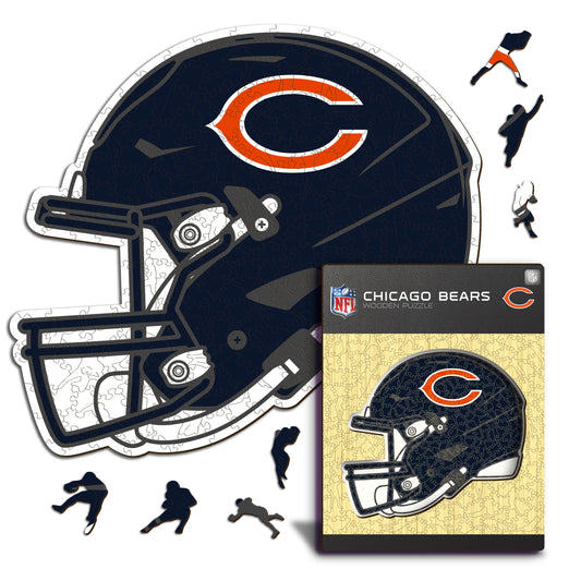 Chicago Bears™ Casco - Rompecabezas de Madera