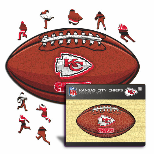 Kansas City Chiefs™ - Rompecabezas de Madera