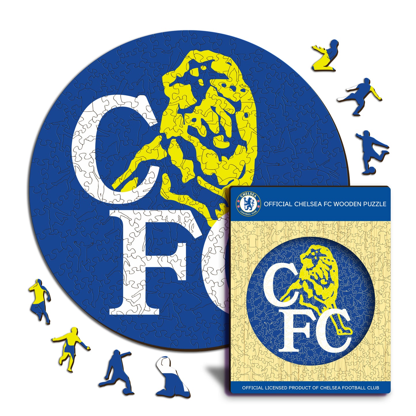 Chelsea FC® Retro Logo - Rompecabezas de Madera