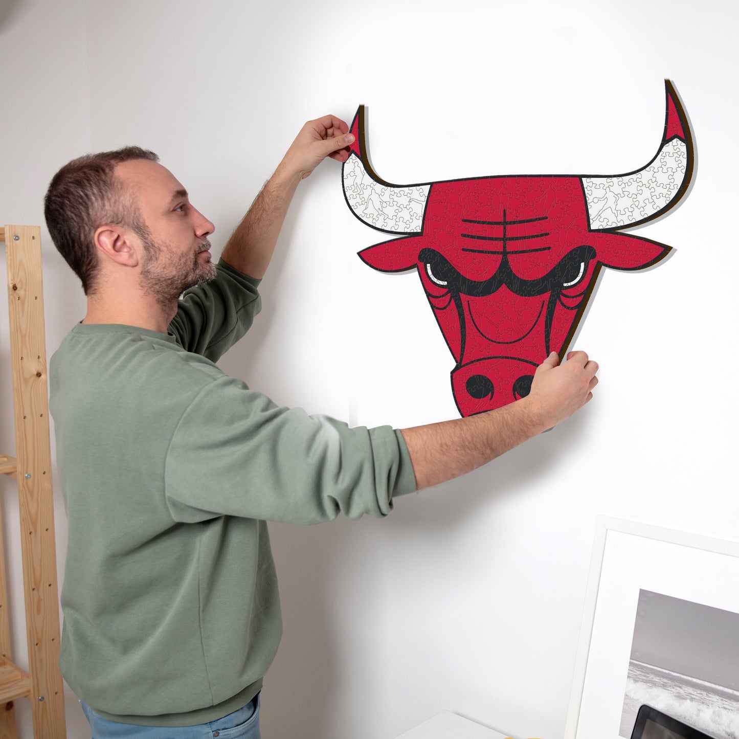 Chicago Bulls™ - Rompecabezas de Madera