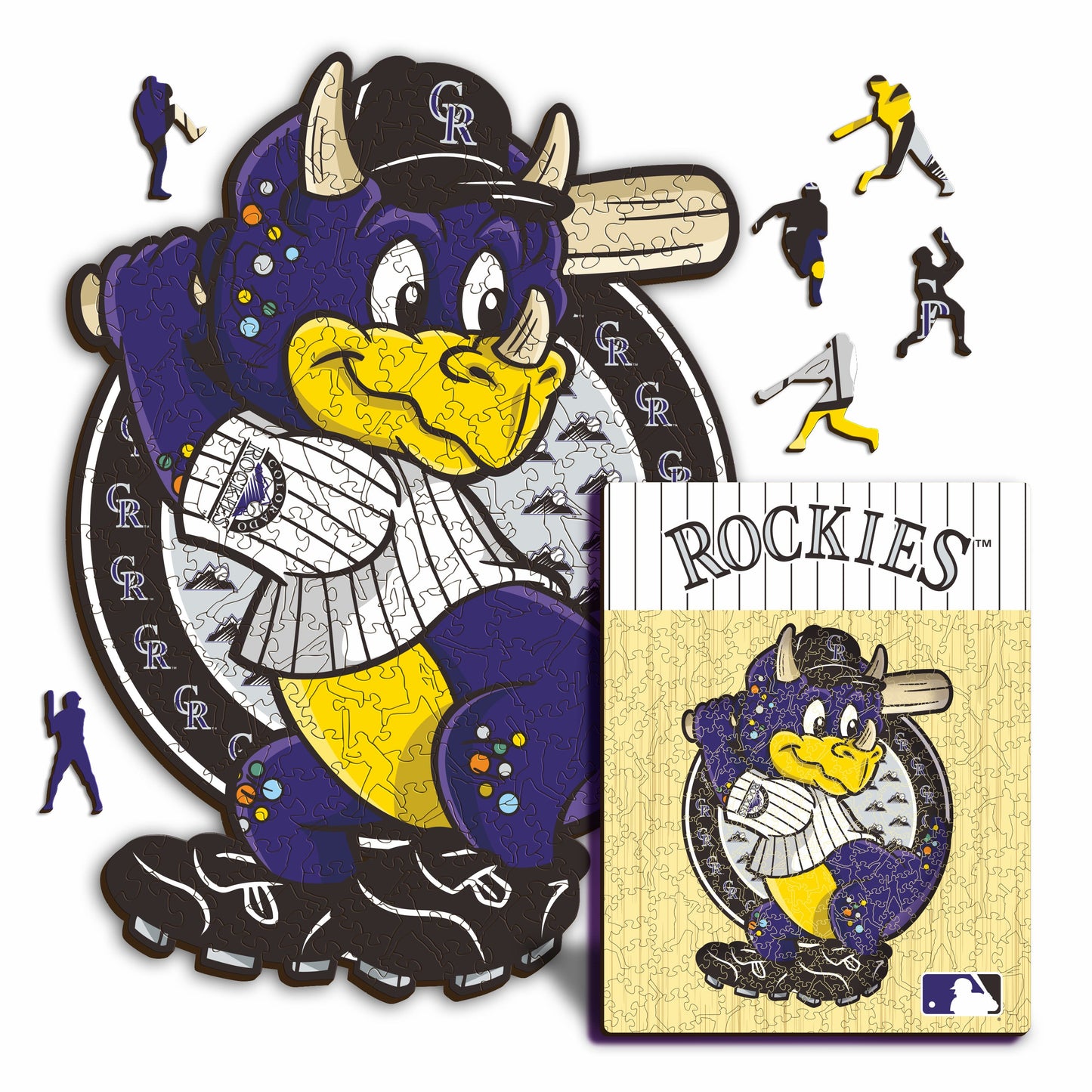 Colorado Rockies™ Mascota - Rompecabezas de Madera