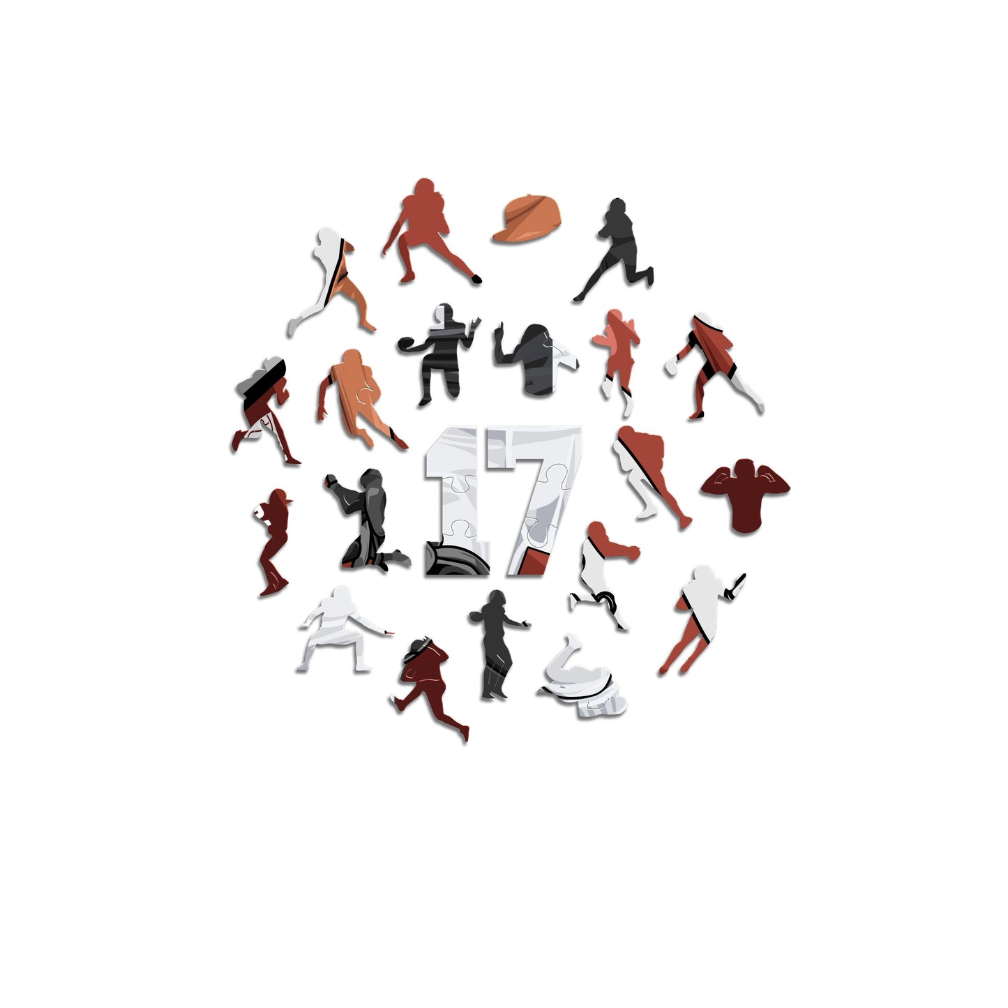 Davante Adams - Rompecabezas de Madera