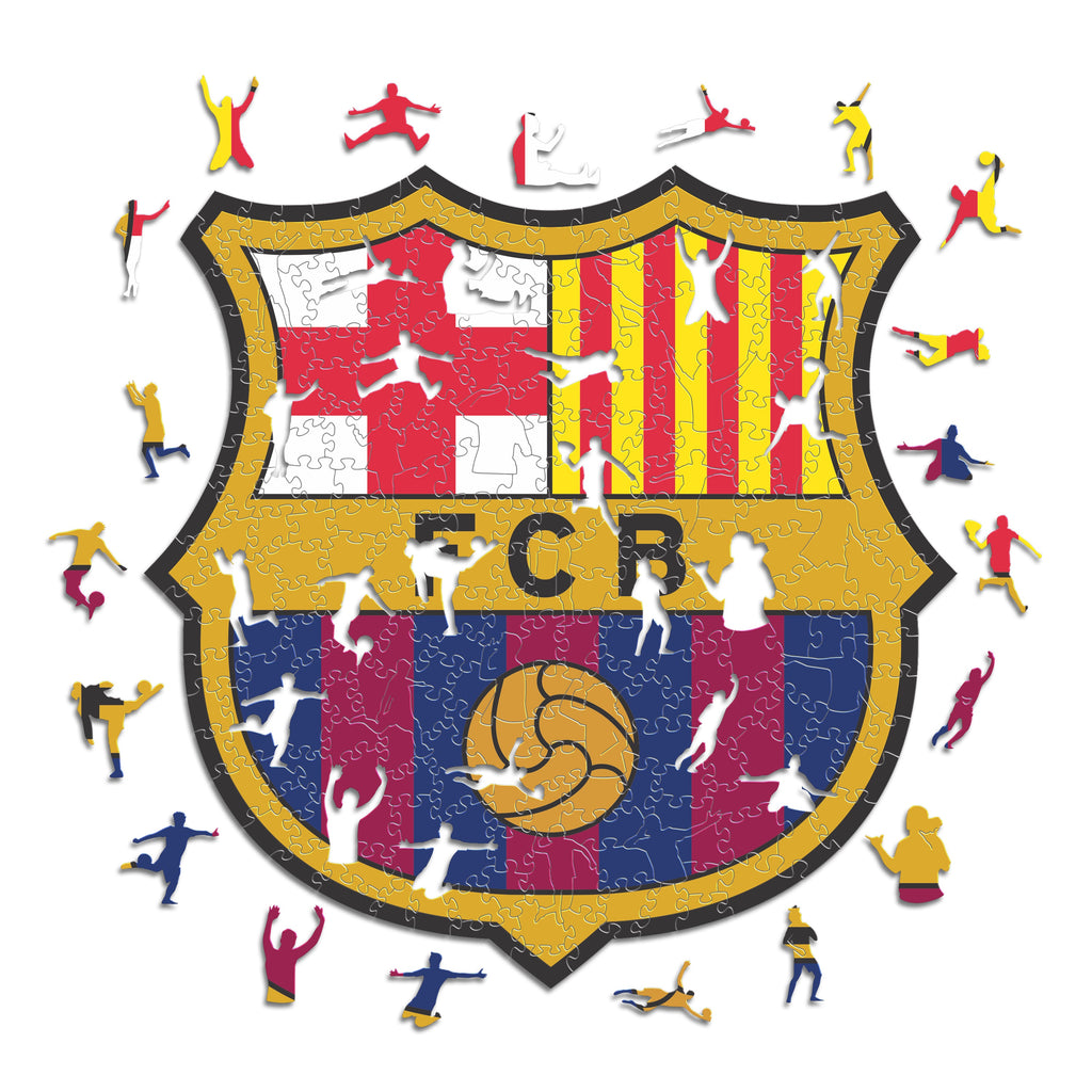 FC Barcelona® Logo - Rompecabezas de Madera Oficial