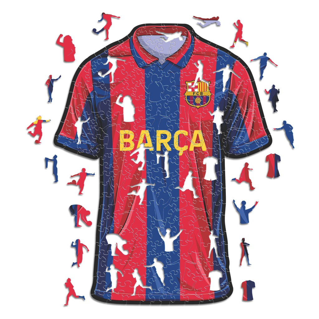 FC Barcelona® Camiseta - Rompecabezas de Madera Oficial