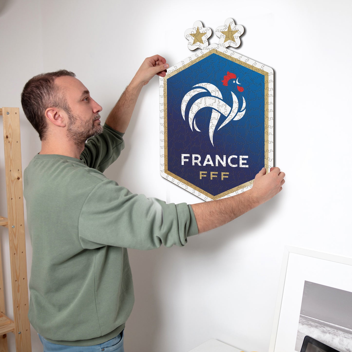 Équipe de France® Logo - Rompecabezas de Madera
