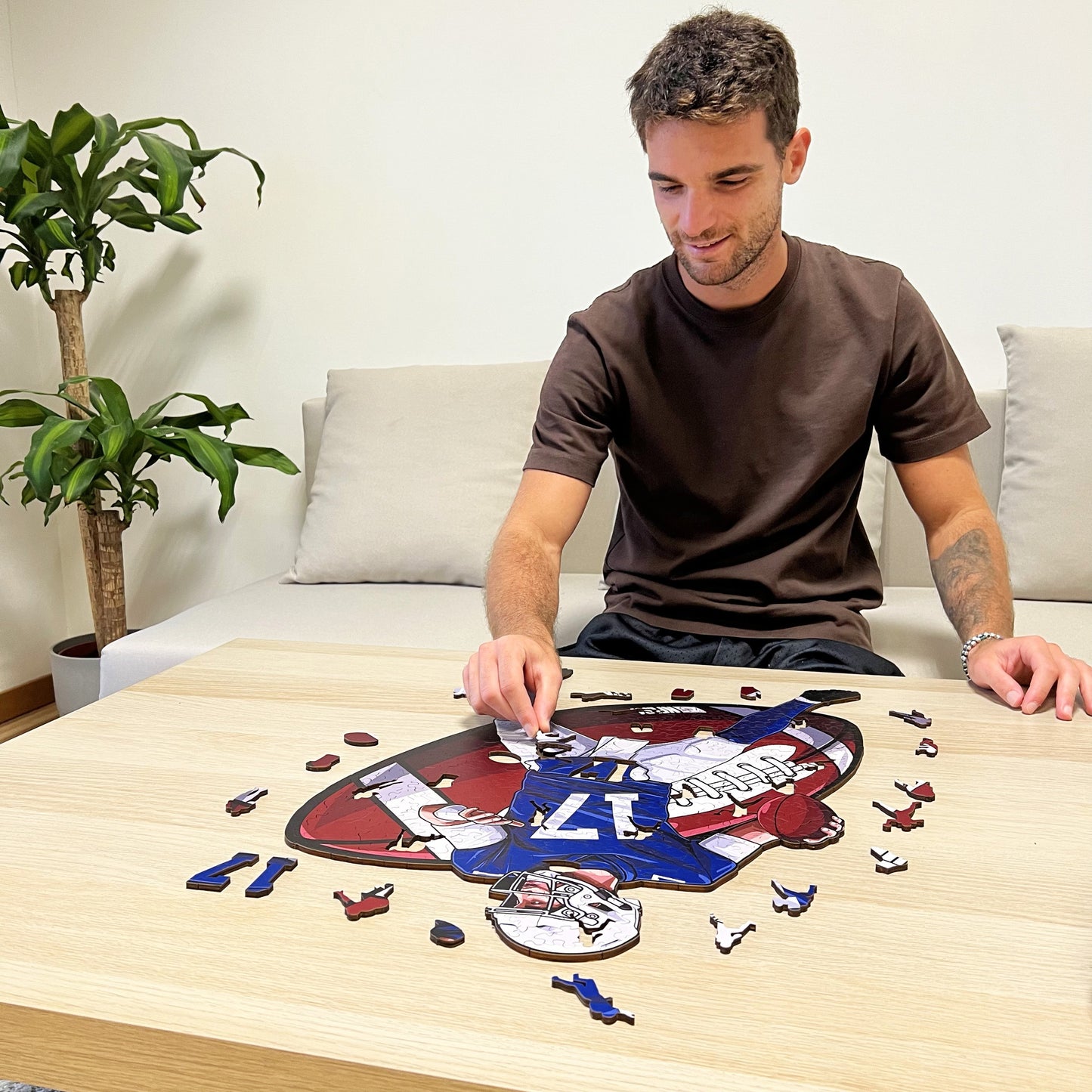 Josh Allen - Rompecabezas de Madera