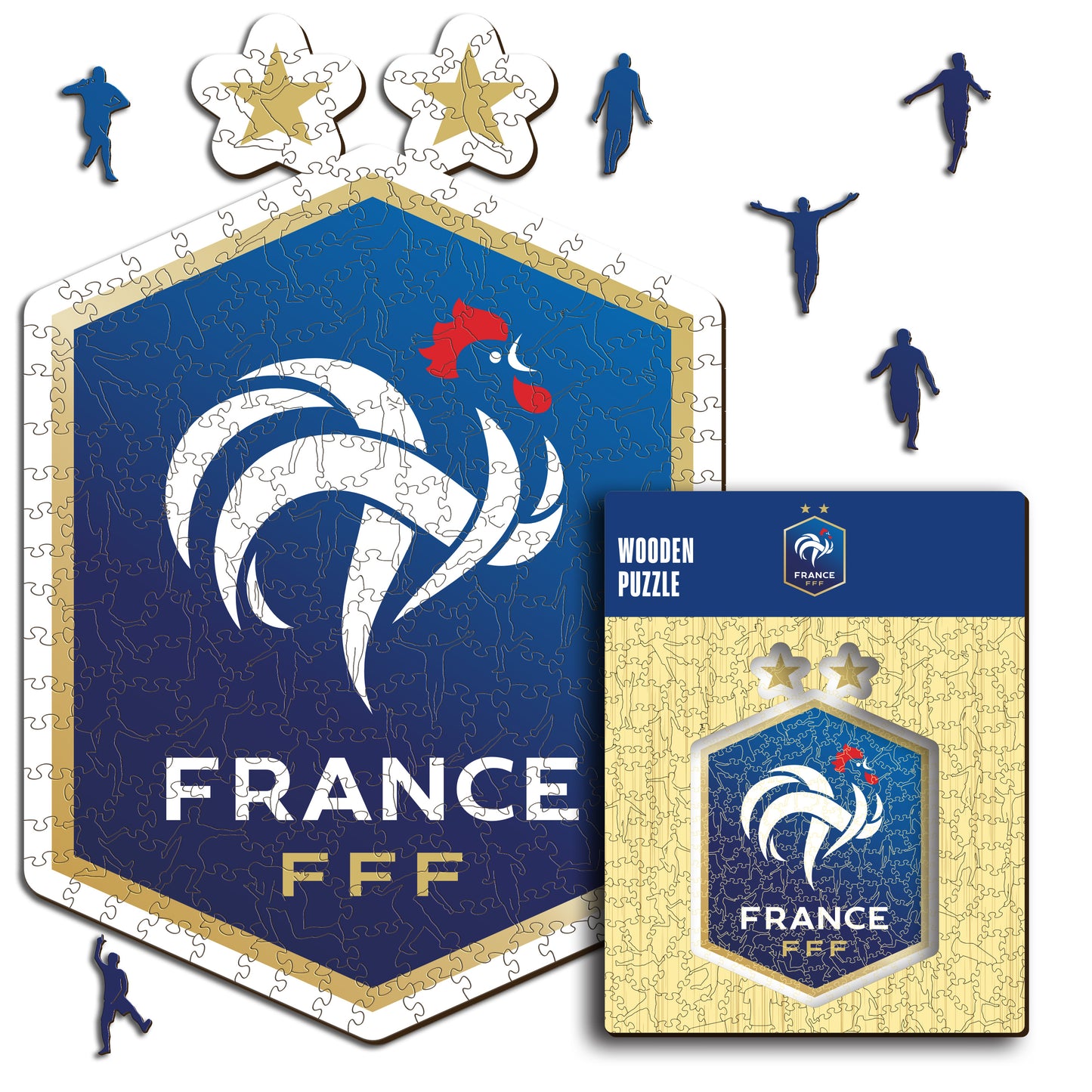 Équipe de France® Logo - Rompecabezas de Madera