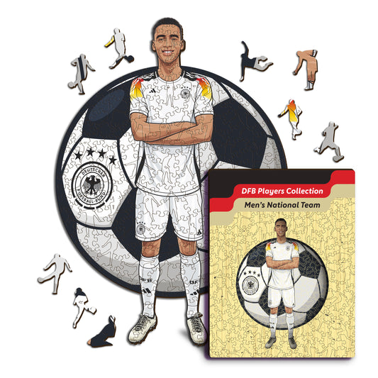 Jamal Musiala - Rompecabezas de Madera