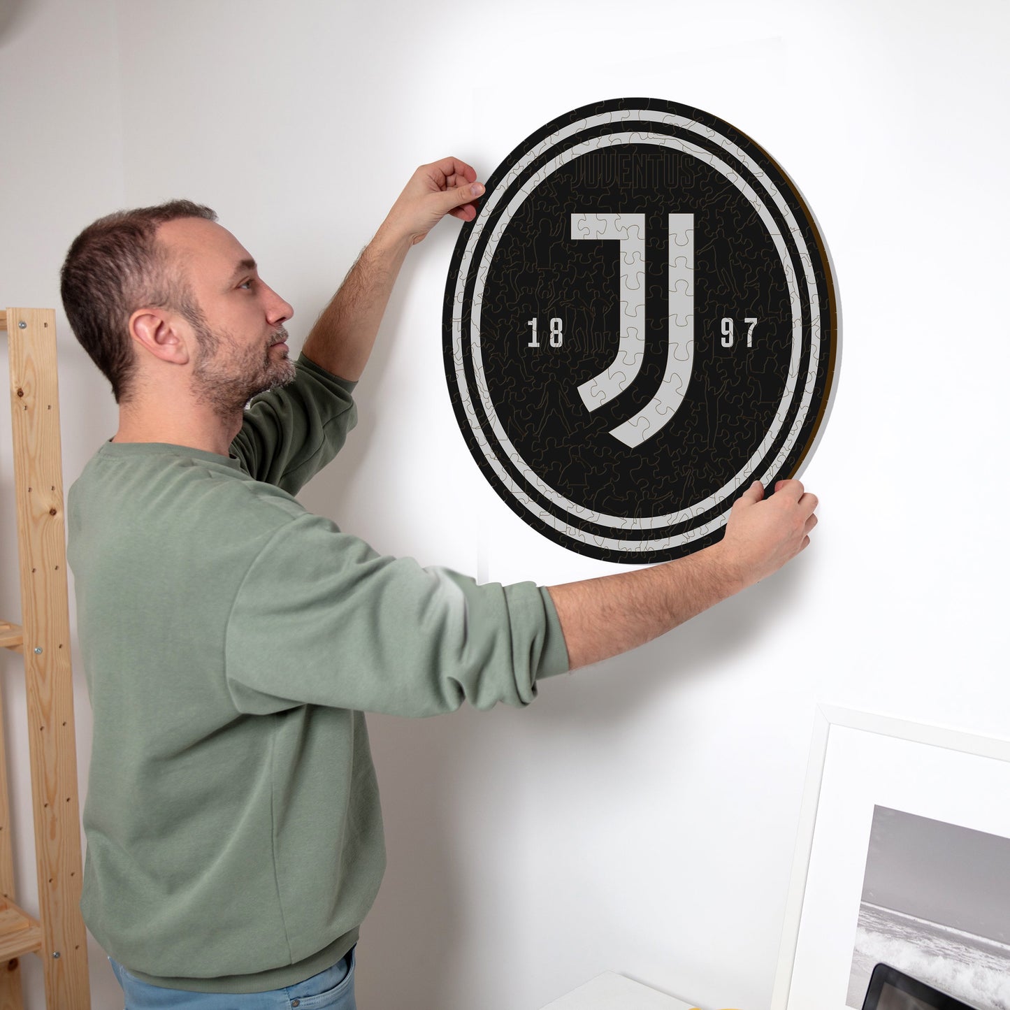 Juventus FC® Logo - Rompecabezas de Madera