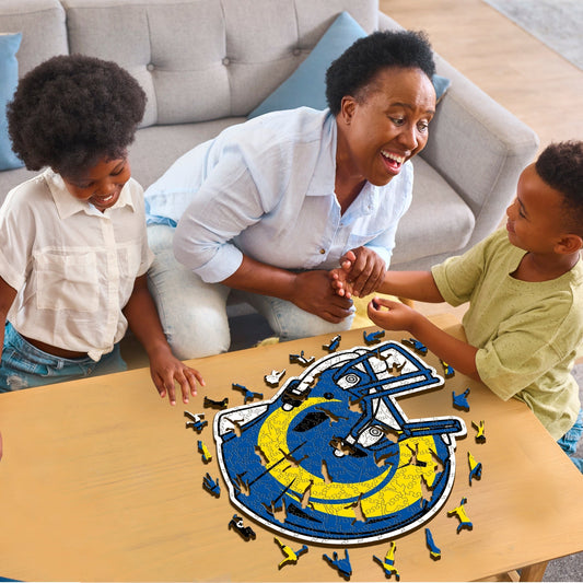 Los Angeles Rams™ Casco - Rompecabezas de Madera