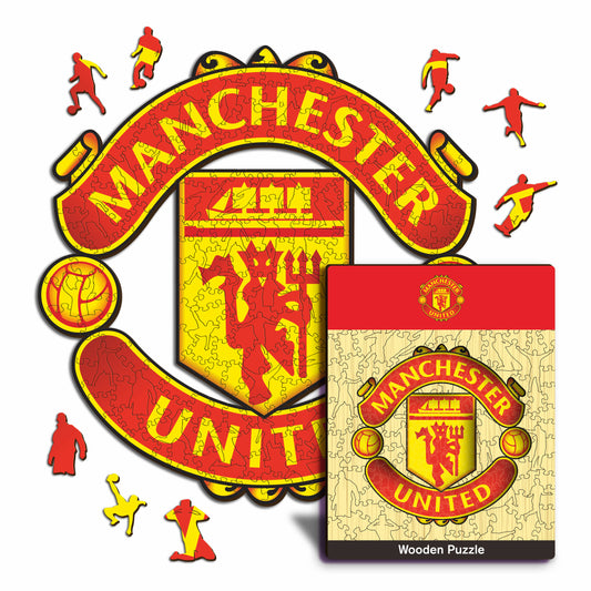 Manchester United FC® Logo - Rompecabezas de Madera
