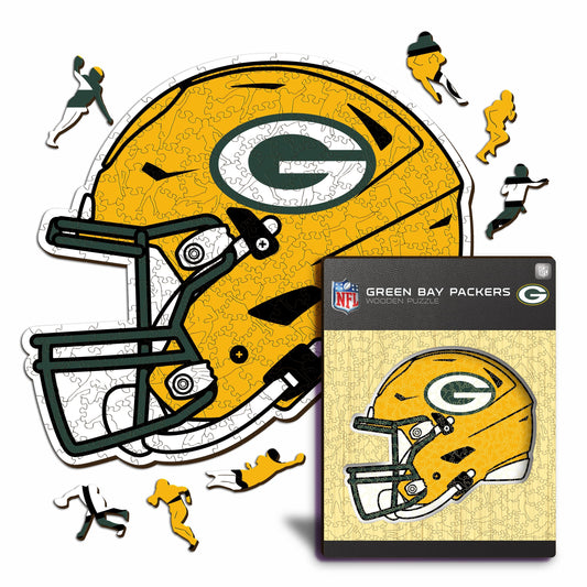 Green Bay Packers™ Casco - Rompecabezas de Madera