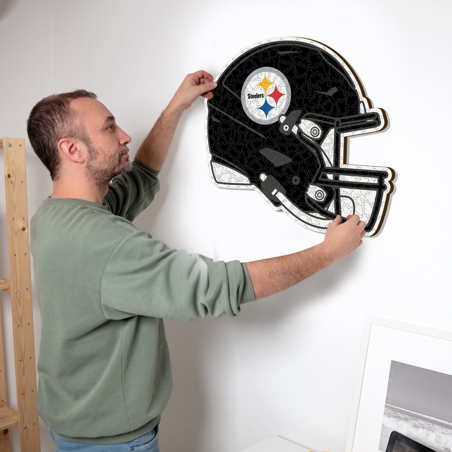 Pittsburgh Steelers™ Casco - Rompecabezas de Madera