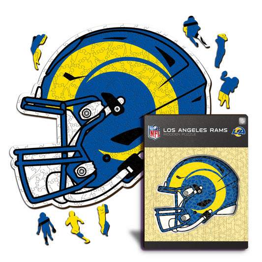 Los Angeles Rams™ Casco - Rompecabezas de Madera