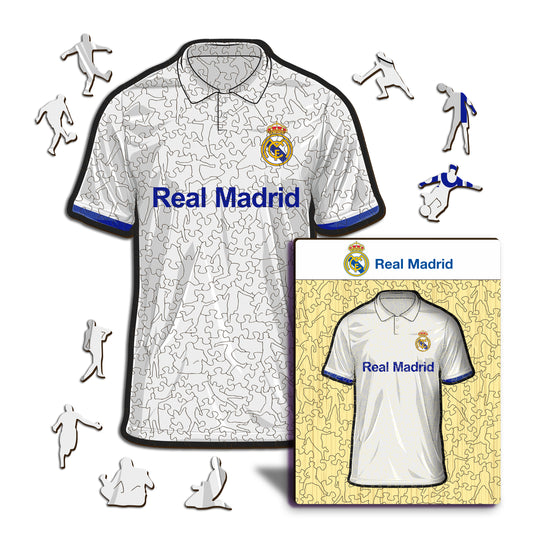 Real Madrid CF® Camiseta - Rompecabezas de Madera