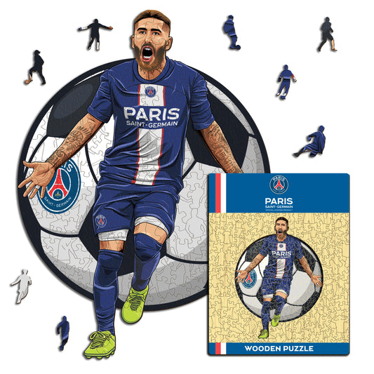 Sergio Ramos - Rompecabezas de Madera