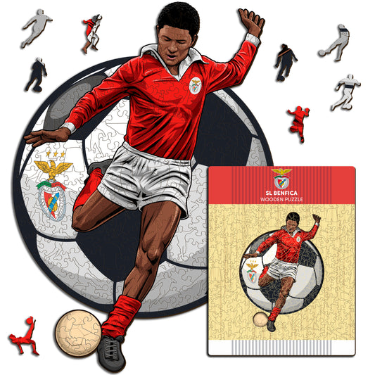 Eusébio - Rompecabezas de Madera