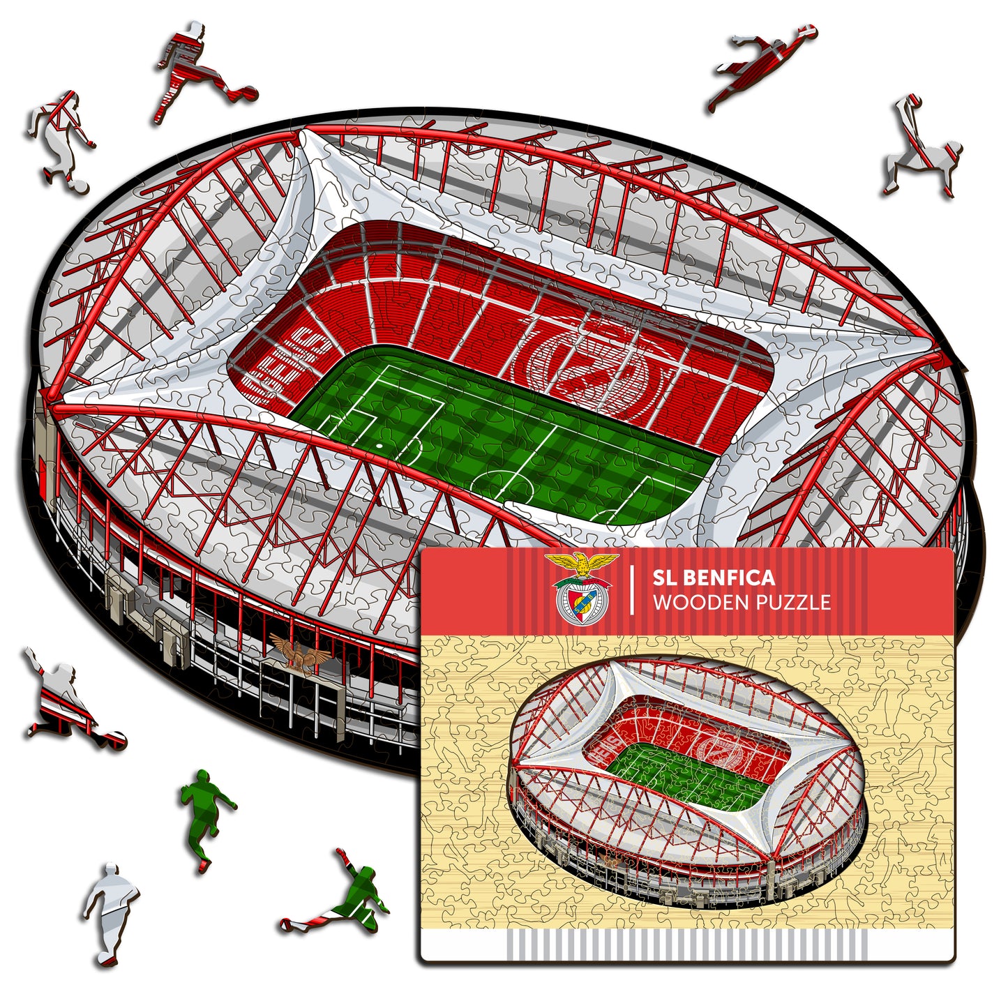2 PACK SL Benfica® Eusebio + Estádio