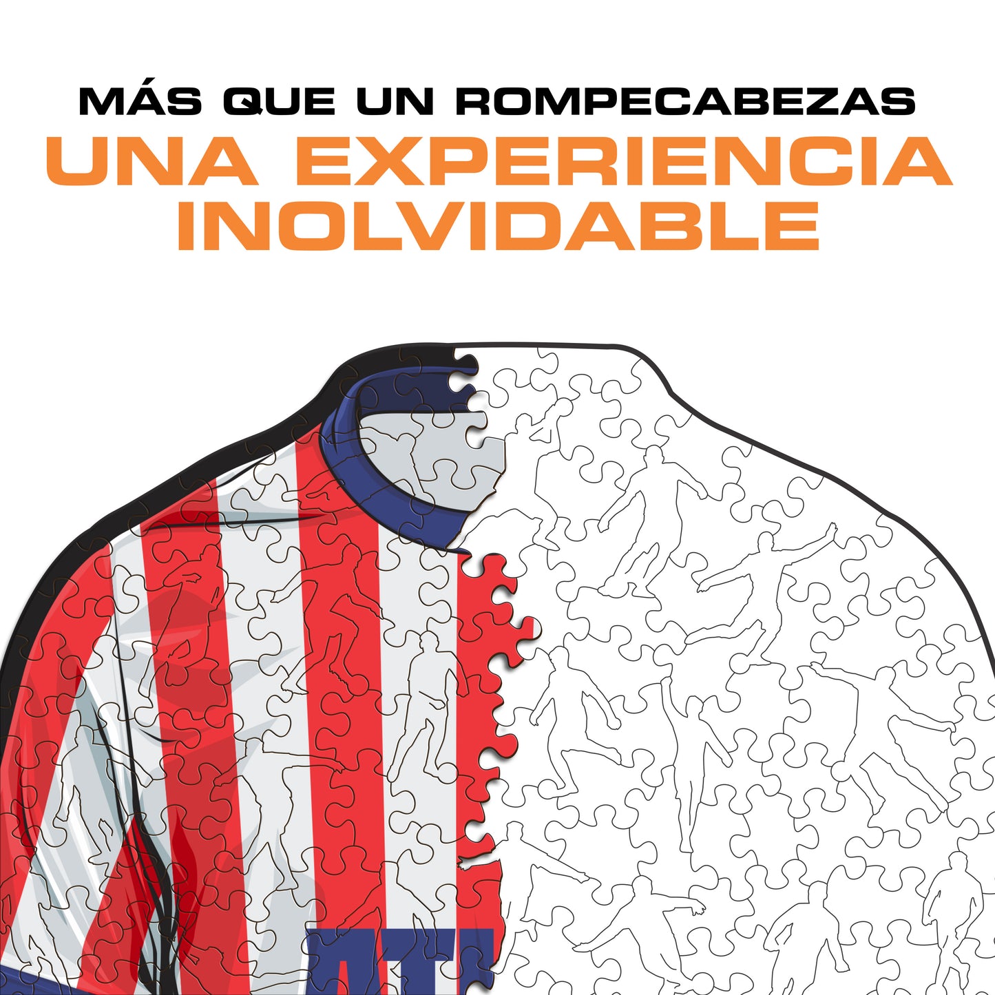 Atlético de Madrid® Camiseta - Rompecabezas de Madera