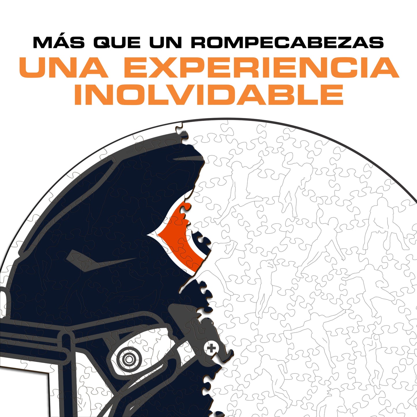 Chicago Bears™ Casco - Rompecabezas de Madera