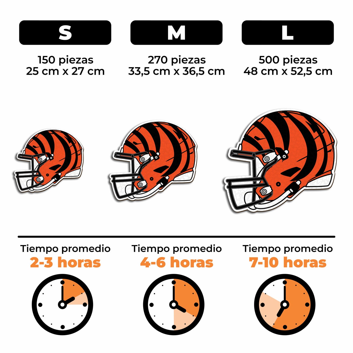 Cincinnati Bengals™ Casco - Rompecabezas de Madera