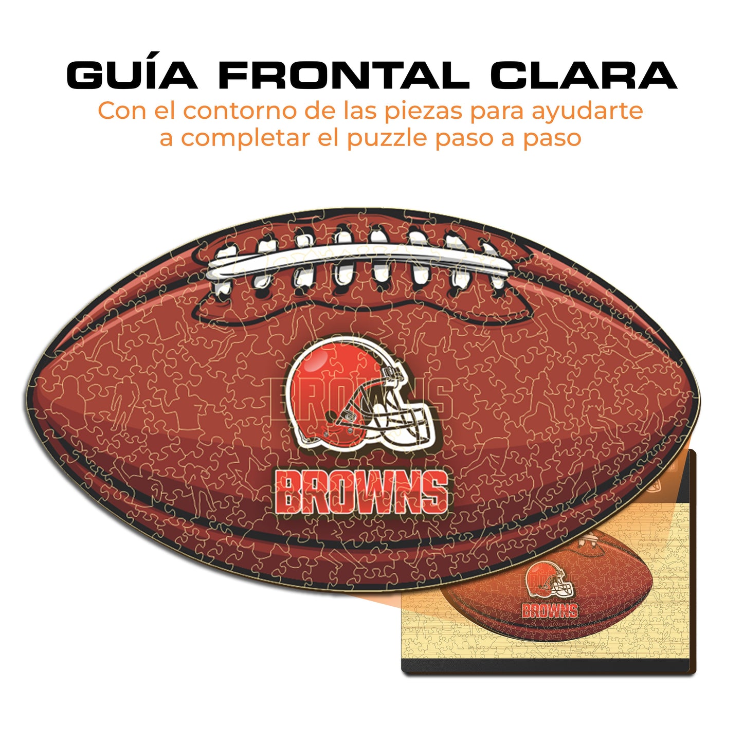 Cleveland Browns™ - Rompecabezas de Madera