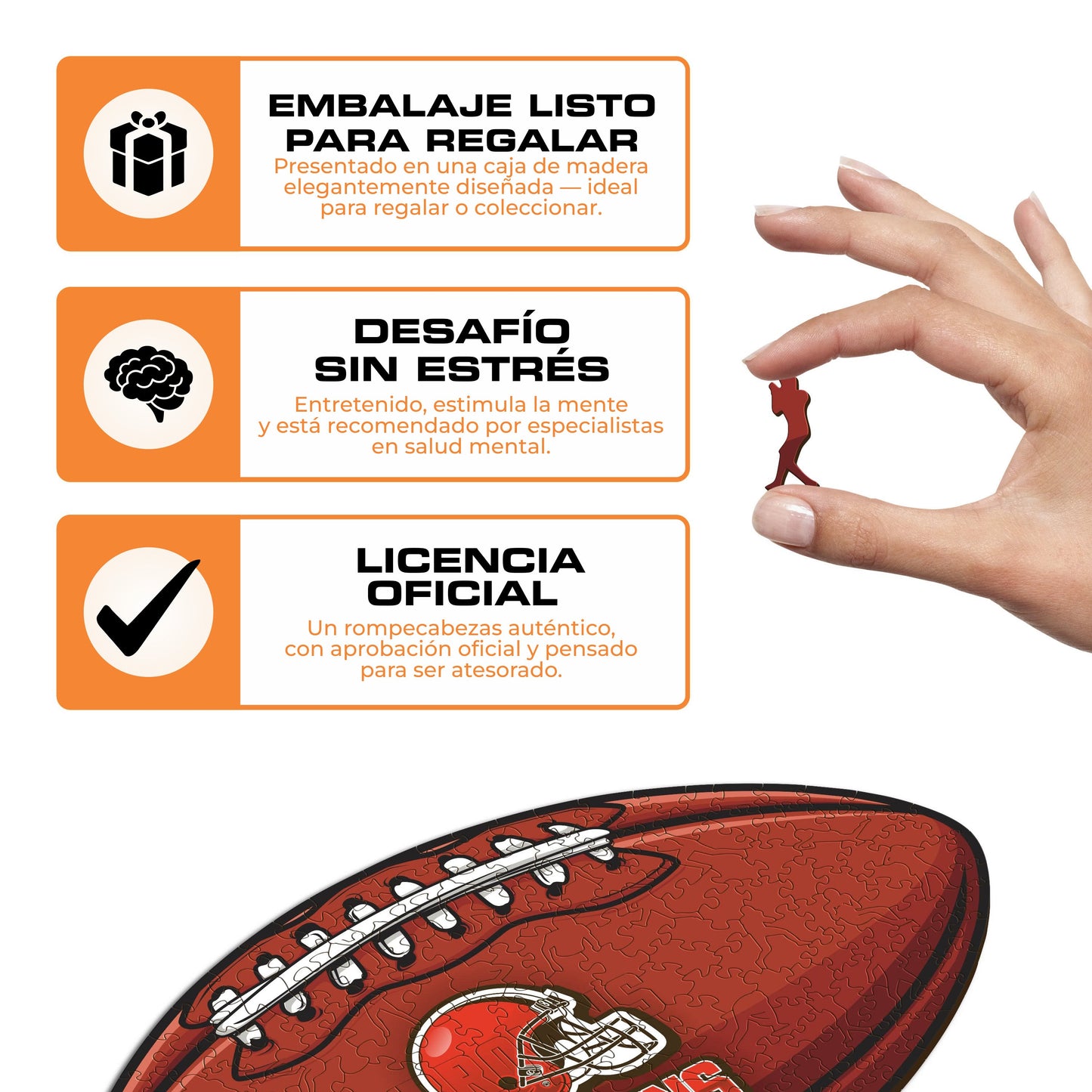 Cleveland Browns™ - Rompecabezas de Madera