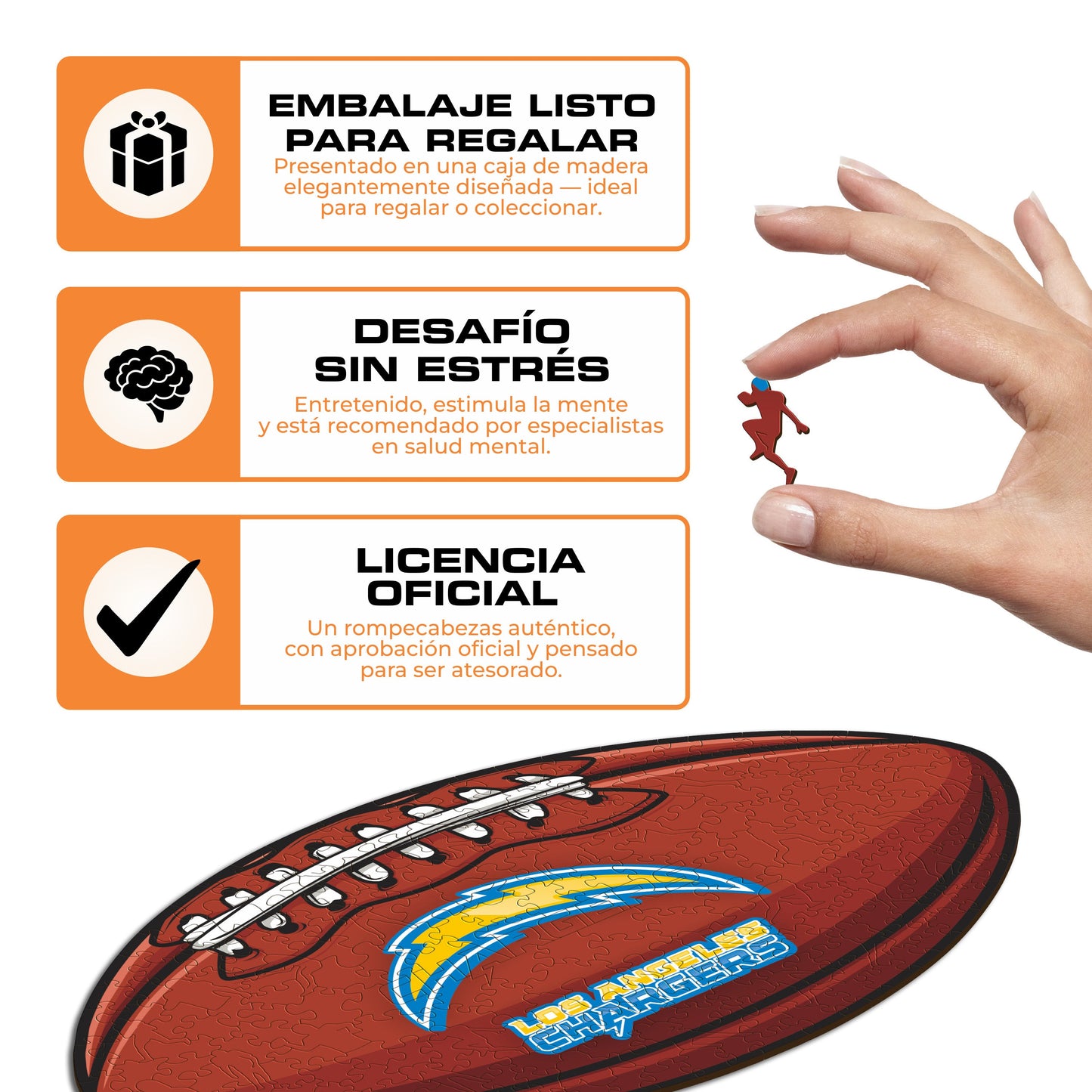 Los Angeles Chargers™ - Rompecabezas de Madera