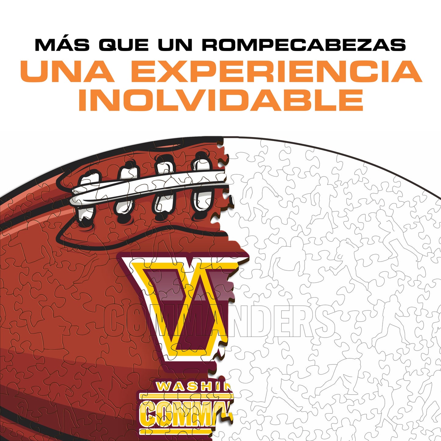 Washington Commanders™ - Rompecabezas de Madera
