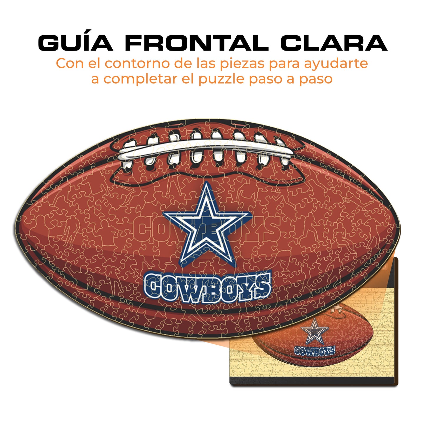 Dallas Cowboys™ - Rompecabezas de Madera