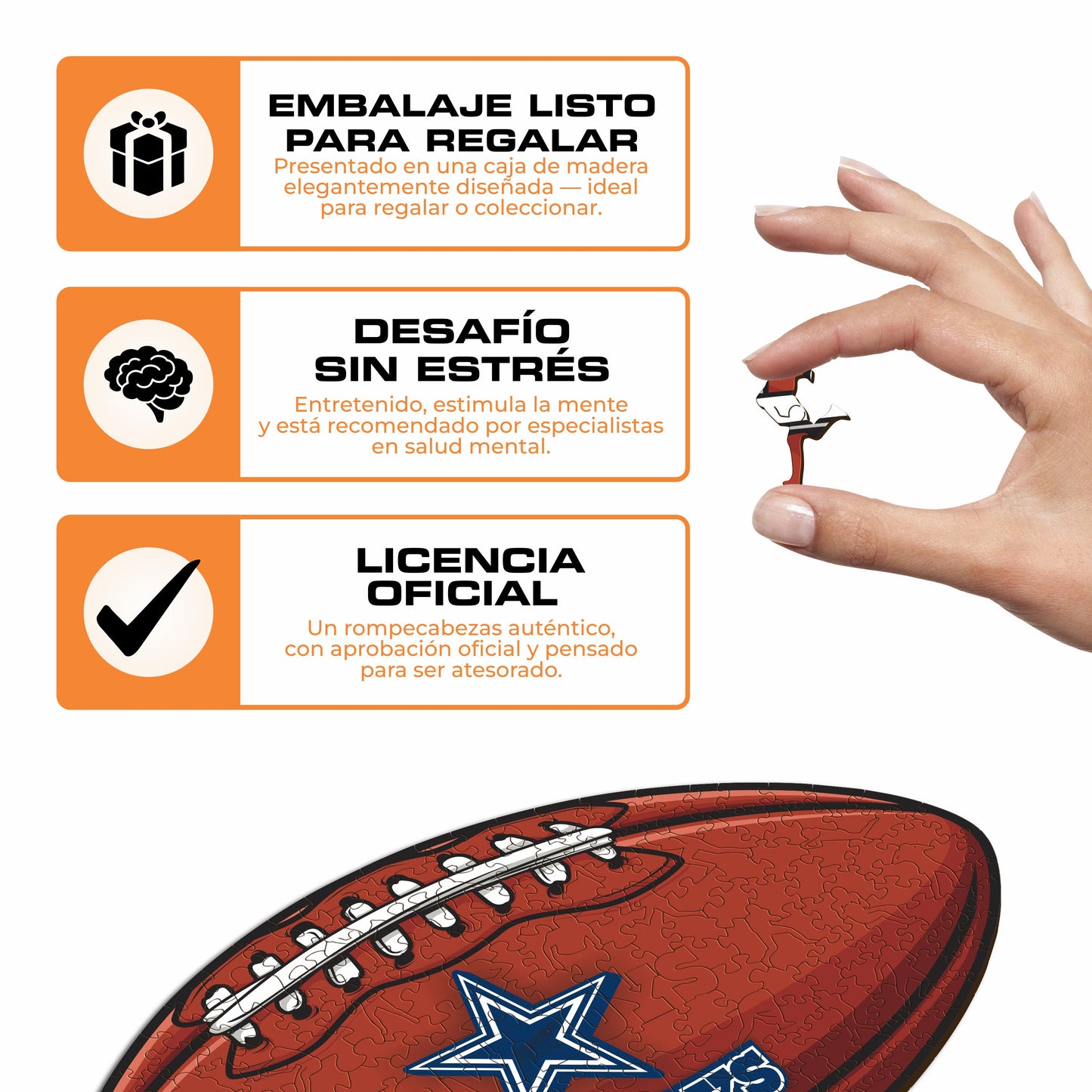 Dallas Cowboys™ - Rompecabezas de Madera