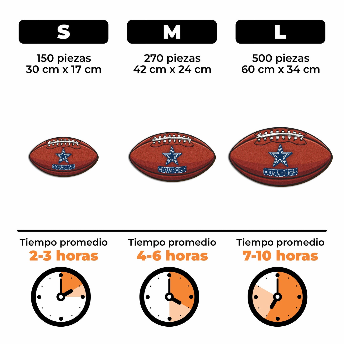 Dallas Cowboys™ - Rompecabezas de Madera