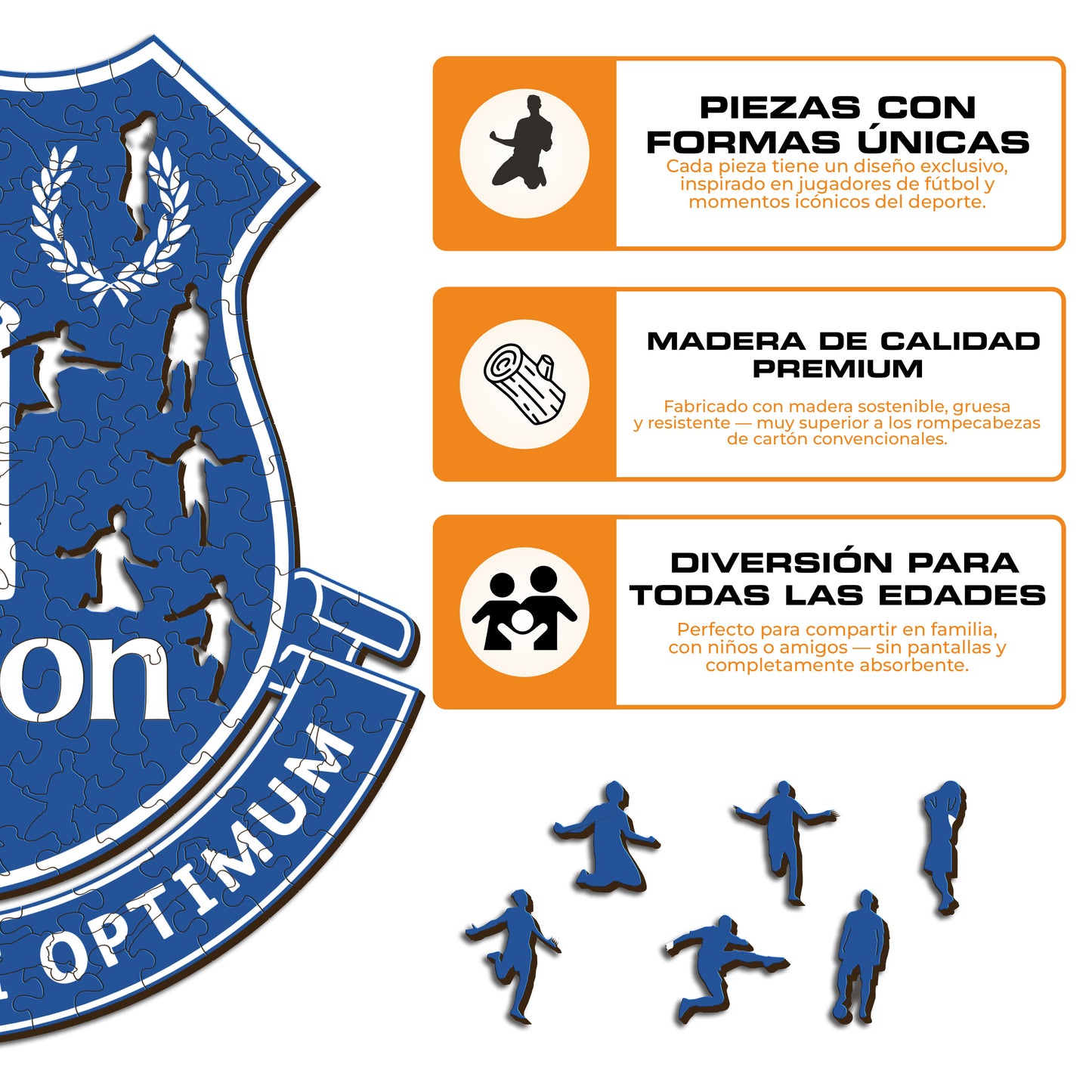 Everton FC® Logo - Rompecabezas de Madera