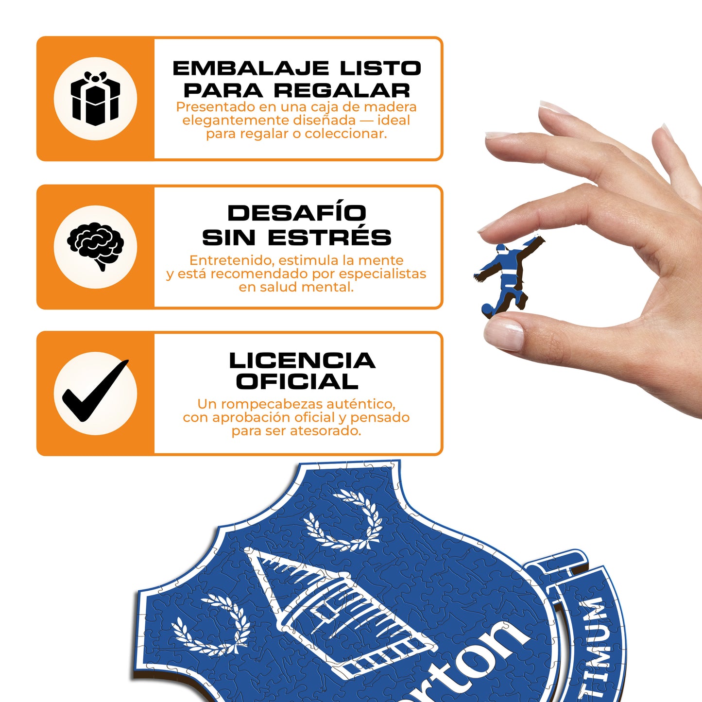 Everton FC® Logo - Rompecabezas de Madera