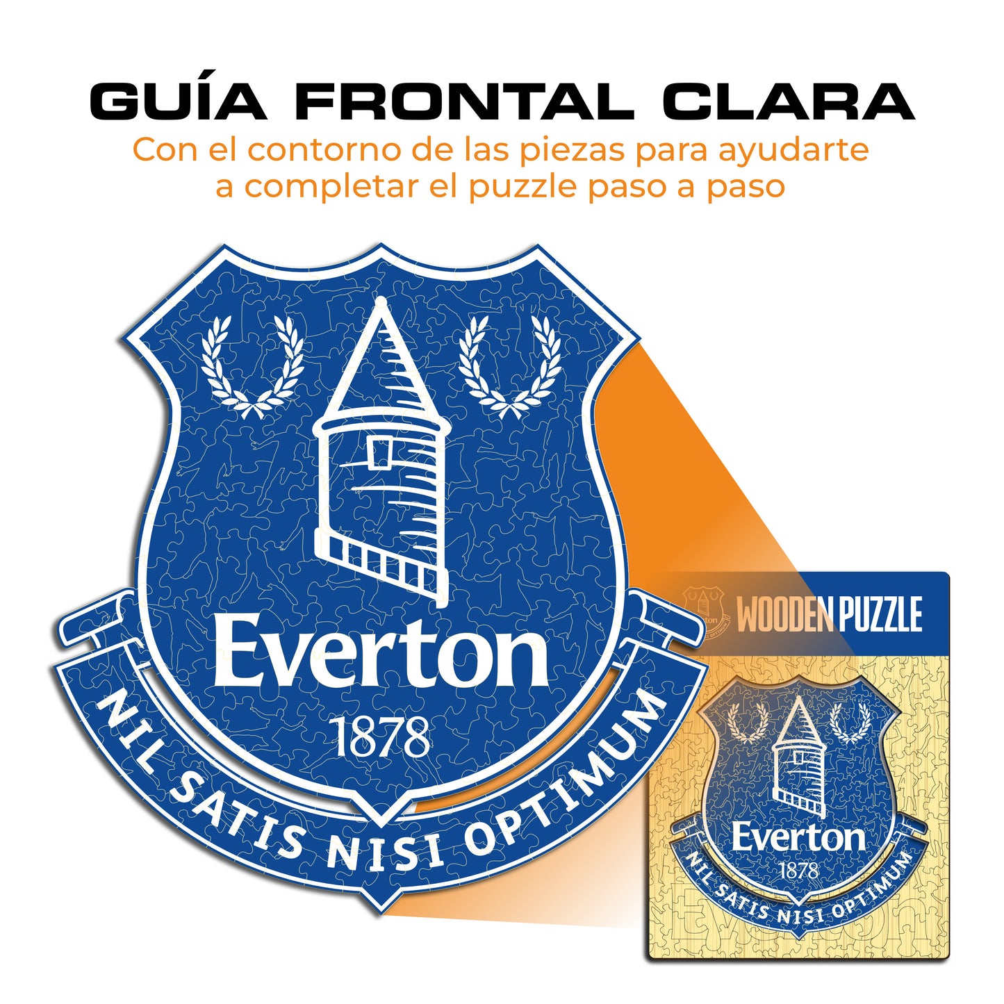 Everton FC® Logo - Rompecabezas de Madera