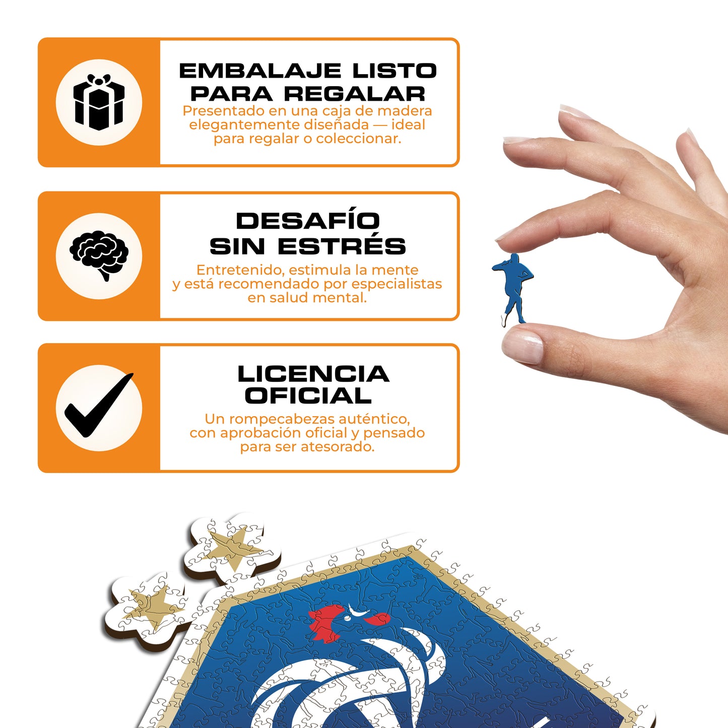 Équipe de France® Logo - Rompecabezas de Madera