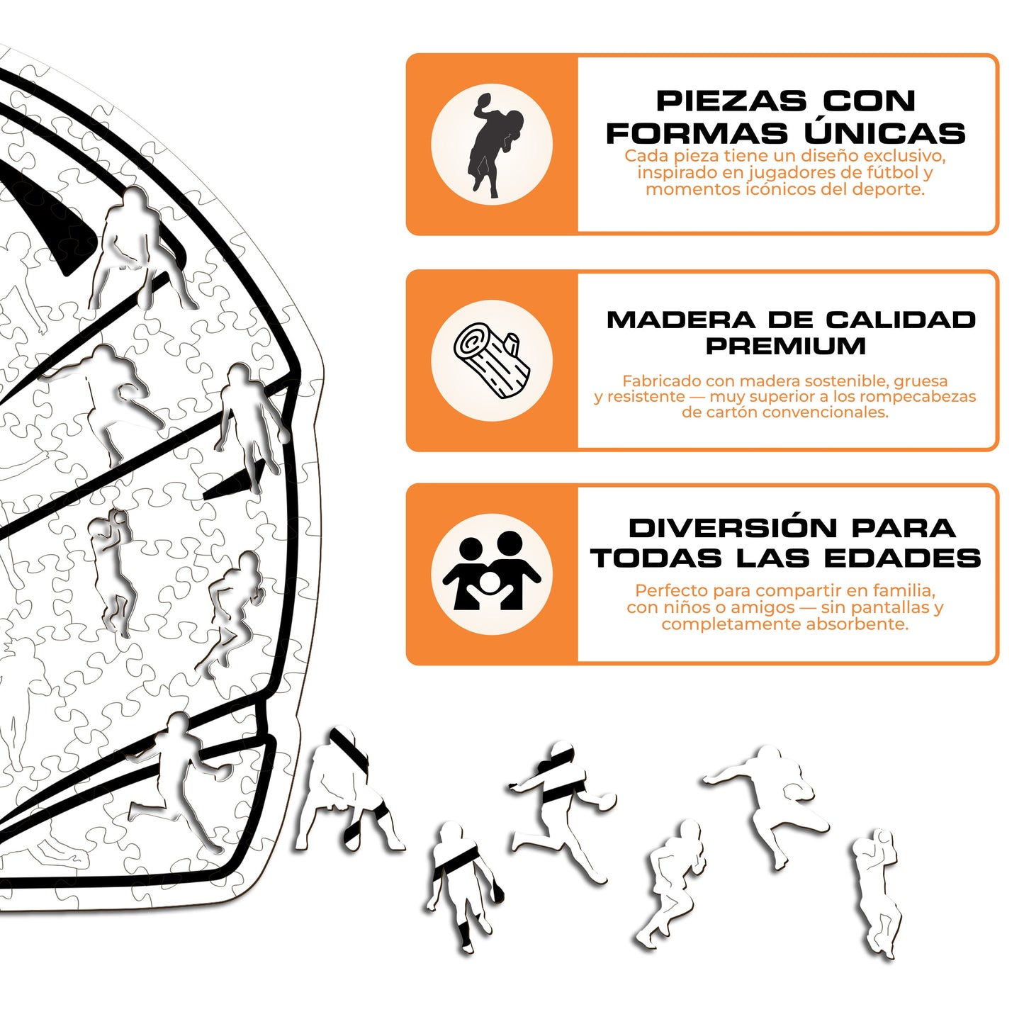 Indianapolis Colts™ Casco - Rompecabezas de Madera
