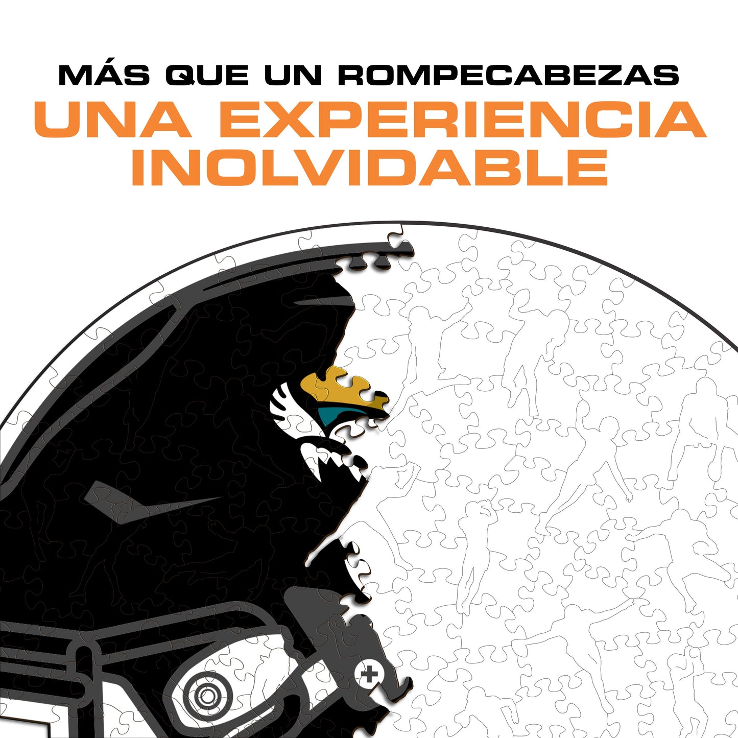 Jacksonville Jaguars™ Casco - Rompecabezas de Madera
