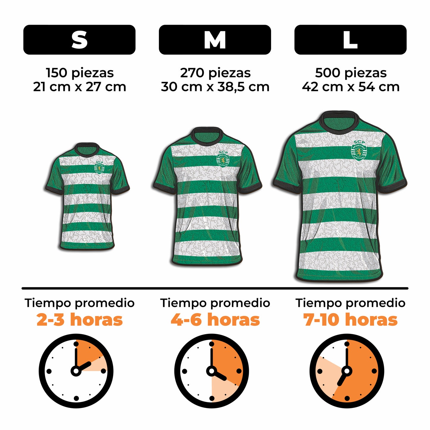 Sporting CP® Camiseta - Rompecabezas de Madera