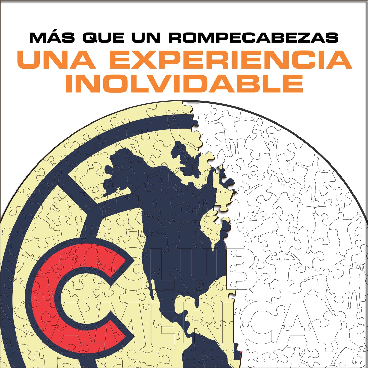 Club América® Logo - Rompecabezas de Madera
