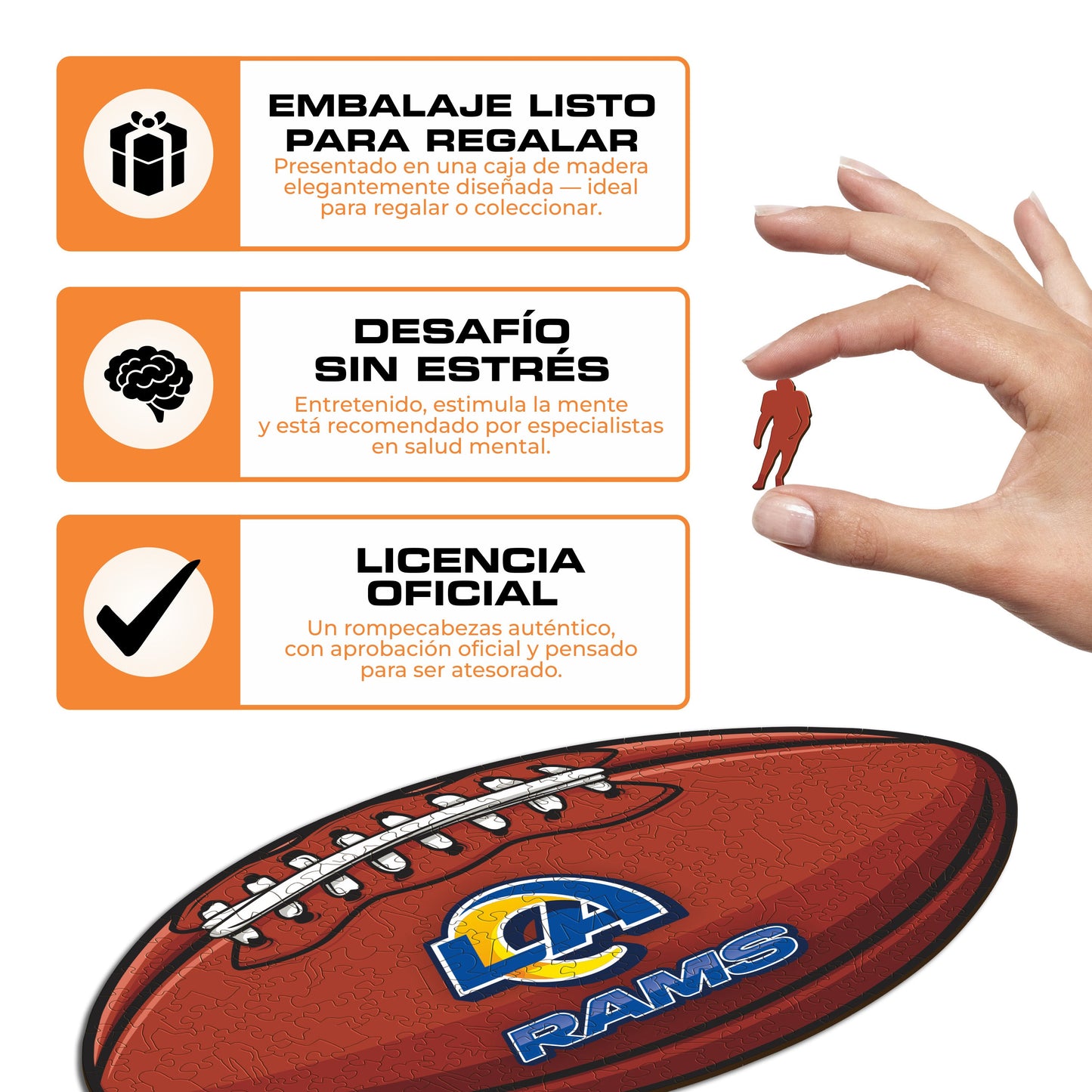 Los Angeles Rams™ - Rompecabezas de Madera