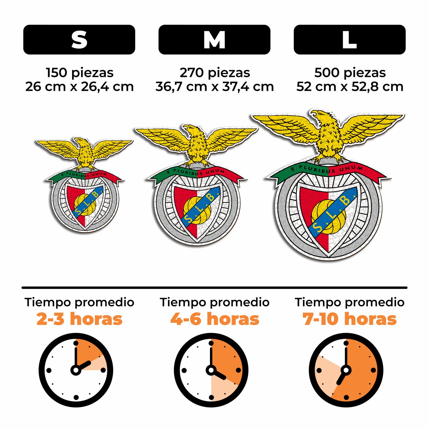 SL Benfica® Logo - Rompecabezas de Madera