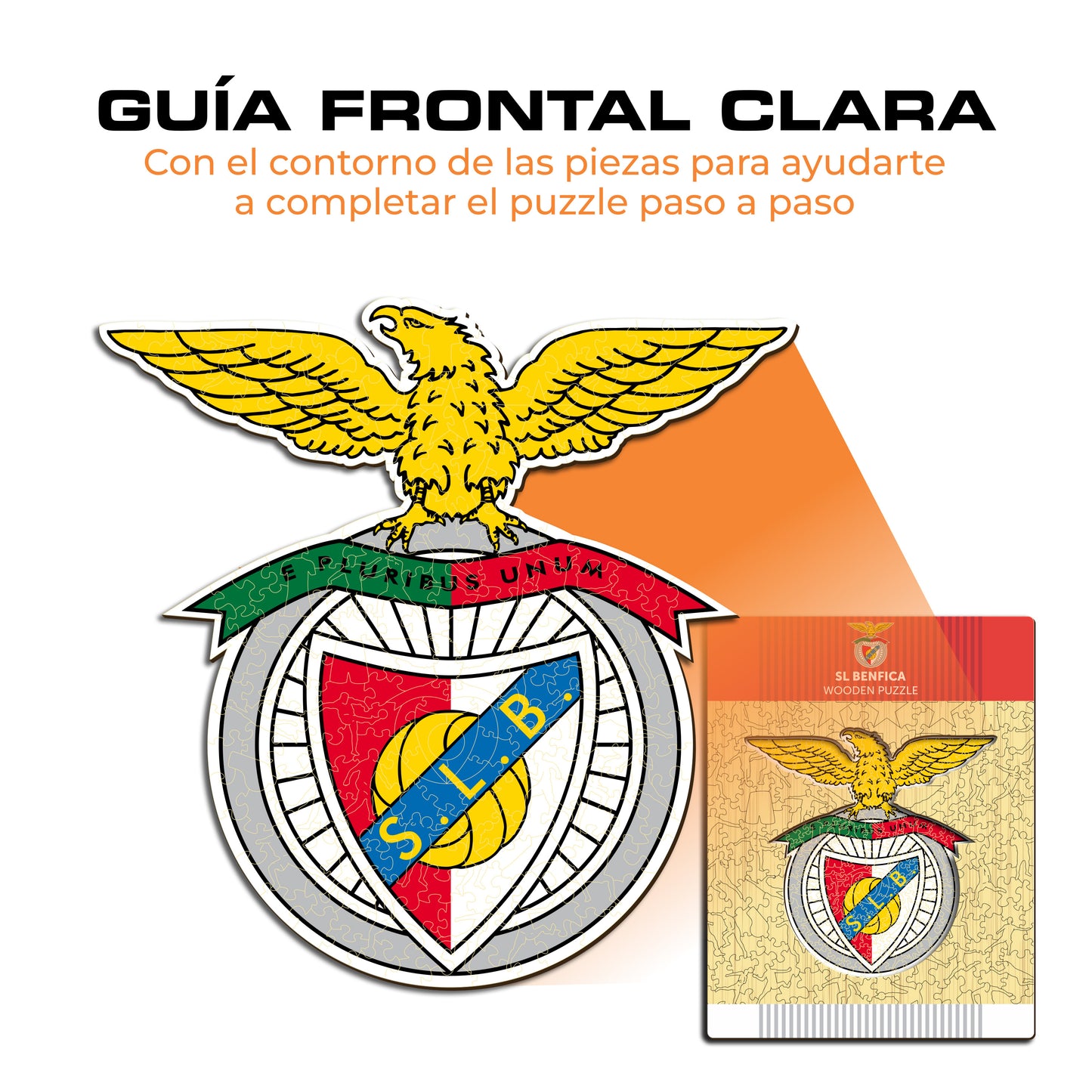 3 PACK SL Benfica® Logo + Eusebio + Estádio