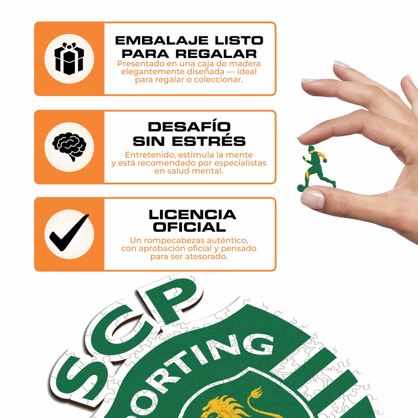 Sporting CP® Logo - Rompecabezas de Madera
